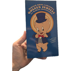Porky Pig's Screwball Comedies VHS Golden Jubilee 24 Karat Collection